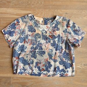 Twlefth street by Cynthia Vincent embroidered patterned blouse